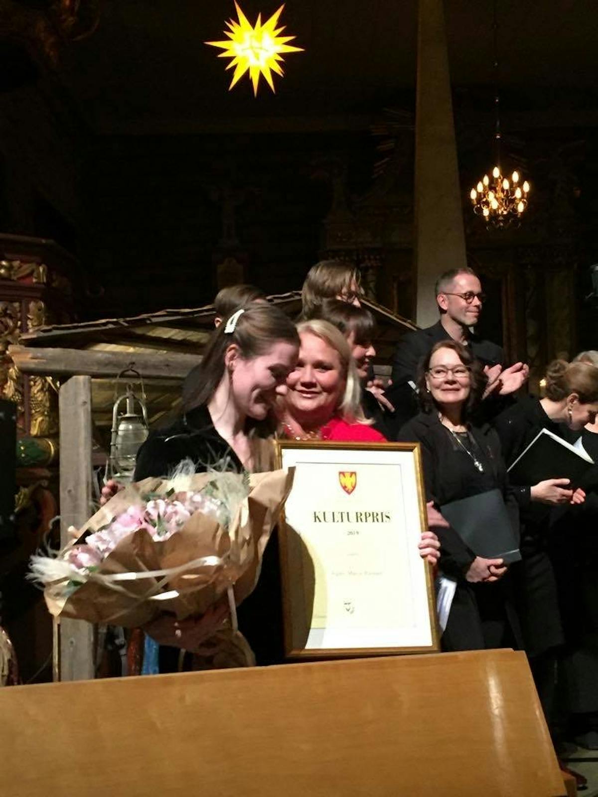 Signe Marie Rustad fikk Kulturprisen 2019. (Foto: Steinar Hovland)