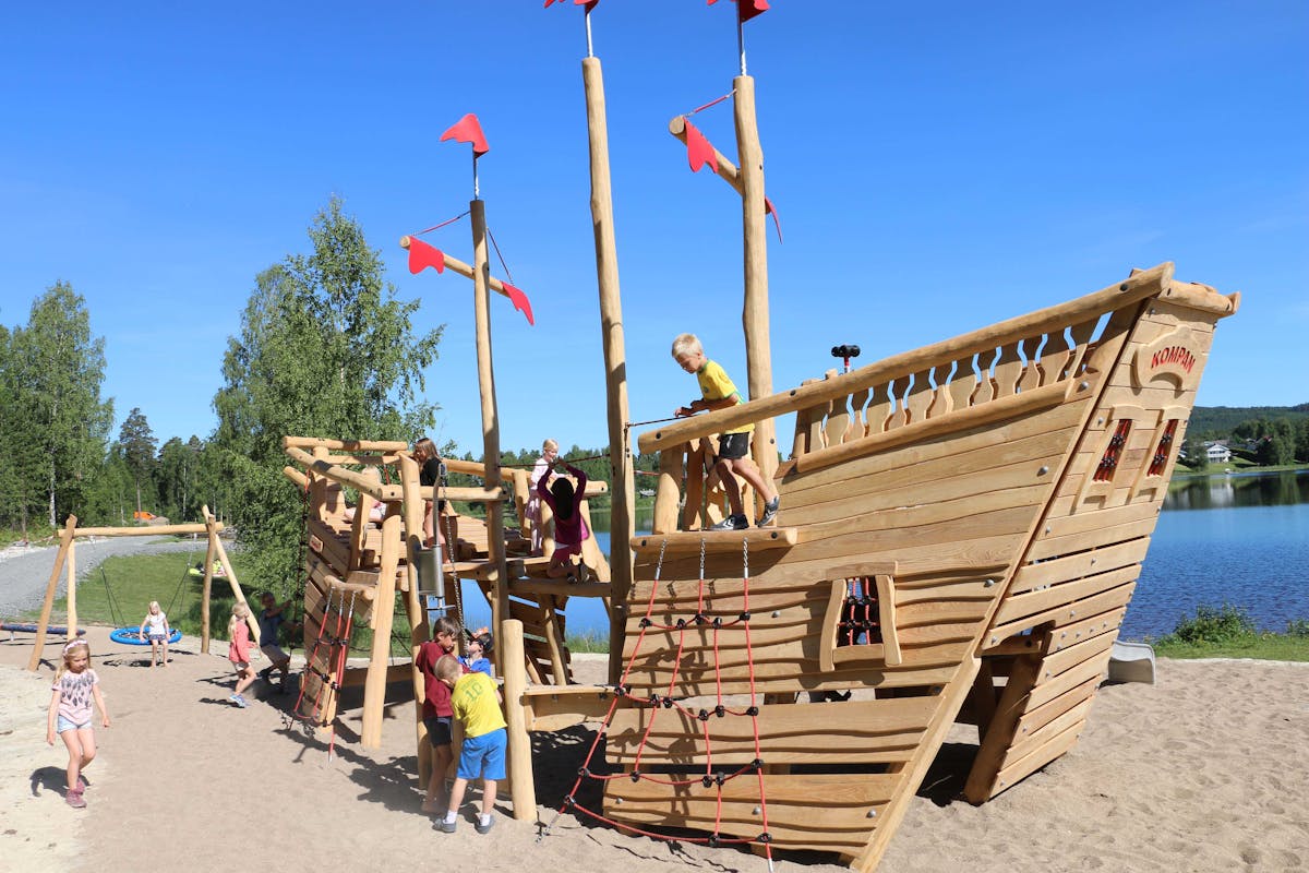 Sjørøverskuta på Sagtjernet