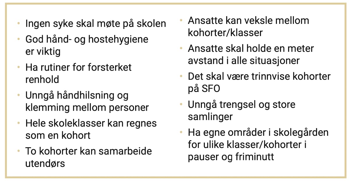 Trafikklysmodell gult nivå i barneskolene