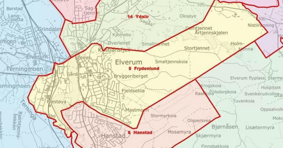 Vegen Til Nye Skolekretsgrenser Elverum Kommune