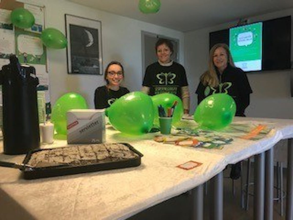 Kommunepsykolog Anna Kajari, programrådgiver Kjersti Skavern og bosettingskoordinator Hege Asp Marcussen